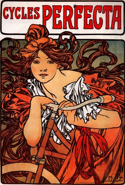 Cycles Perfecta by Alphonse Mucha